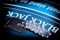 Casino Black Jack table