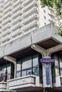 Casino Black Sea logo on hotel building in downtown of Varna city, Bulgaria