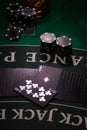 Casino Black Jack table