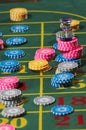 Casino chesspieces Royalty Free Stock Photo