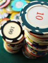 Casino chips Royalty Free Stock Photo