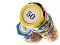 Casino chips Royalty Free Stock Photo