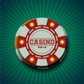 Casino chips Royalty Free Stock Photo