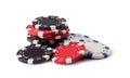 Casino chips Royalty Free Stock Photo