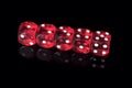 Casino dices Royalty Free Stock Photo