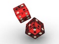 Casino dices Royalty Free Stock Photo