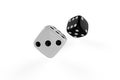 Casino Dices - isolated Royalty Free Stock Photo