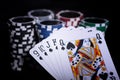 Casino gambling chips