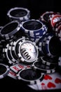 Casino gambling chips