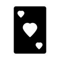 casino glyph flat vector icon Royalty Free Stock Photo