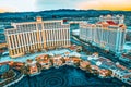 Casino, hotel and resort-Bellagio. Las Vegas Royalty Free Stock Photo
