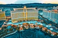Casino, hotel and resort-Bellagio. Las Vegas Royalty Free Stock Photo