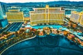 Casino, hotel and resort-Bellagio. Las Vegas Royalty Free Stock Photo