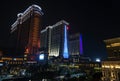 Casino hotel resorts on cotai strip macao city macau china Royalty Free Stock Photo