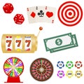 Casino icon Royalty Free Stock Photo