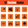 Casino icon set