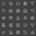 Casino icons collection