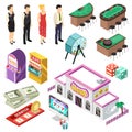 Casino Isometric Set