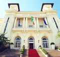 Casino municipale sanremo beautiful building Royalty Free Stock Photo