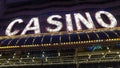 Casino neon lights at Las Vegas Downtown - travel photography