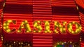 Casino neon sign