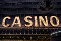 casino neon sign in las vegas