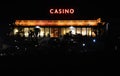 Casino at Night on the Island Malta, Portomaso, St. Julians