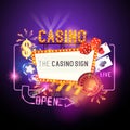 Casino Party Vector Royalty Free Stock Photo