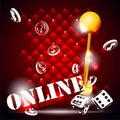 Casino Party Vector Royalty Free Stock Photo