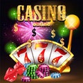 Casino Party Vector Royalty Free Stock Photo