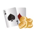 casino poker aces cards coins dollar money