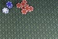 Casino poker background with room for text Royalty Free Stock Photo