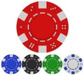 Casino poker chips