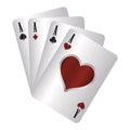 casino poker suits card aces
