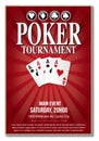 Casino Poker Tournament poster template