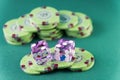 Casino purple dice