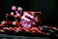Casino purple dice