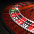 Casino Roulette Wheel Royalty Free Stock Photo