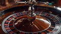 The Casino Roulette Wheel.AI generated image Royalty Free Stock Photo
