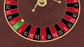 Casino roulette wheel animation