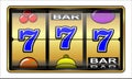 Gambling illustration 777. Slot machine