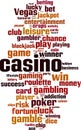 Casino word cloud