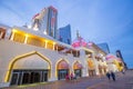 Casinos in Atlantic City, New Jersey. Royalty Free Stock Photo