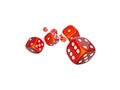 CasinÃÂ² 3d dice Royalty Free Stock Photo