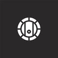 cask icon. Filled cask icon for website design and mobile, app development. cask icon from filled bar collection isolated on black