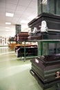 Casket store Royalty Free Stock Photo