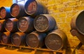 The casks with signatures, Bodega Los Reyes, Tio Pepe winery, Jerez, Spain