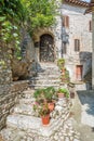 Casperia, medieval rural village in Rieti Province, Lazio, Italy.