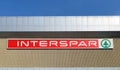 Interspar logo outside the town shop.