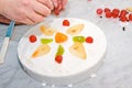 Cassata sicilian Royalty Free Stock Photo